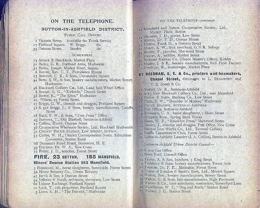 1913 Directory